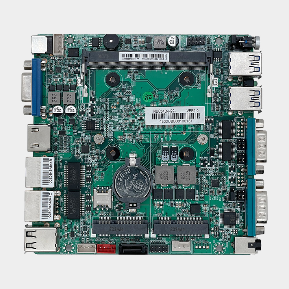 NUC54D VER1.1 120mm x 120mm Embedded Board Intel® Haswell-U Platform | コアIPC