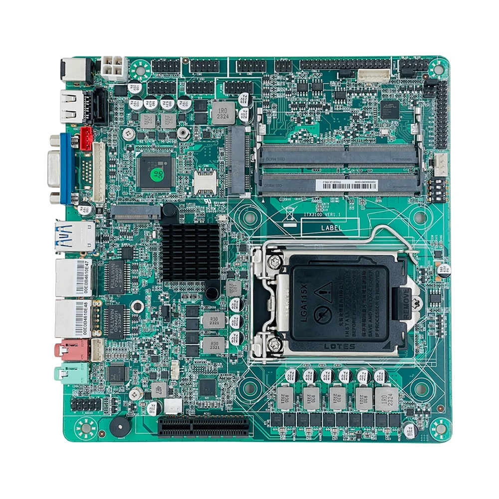 ITX310D VER1.2 Mini-ITX Industrial Motherboard Intel® H310C/B365/B250 Platform | CoreIPC
