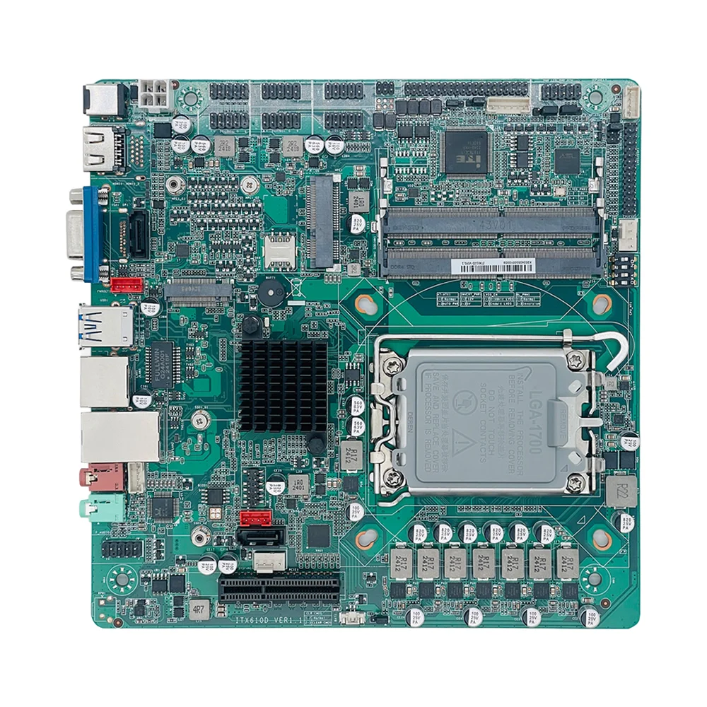 ITXH610D-L26 VER1.1 Mini-ITX Industrial Motherboard Intel® 12th/13th/14th Gen Platform | CoreIPC