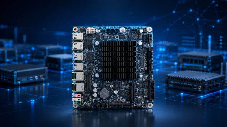 Industrial Mini-ITX motherboard for embedded computing applications