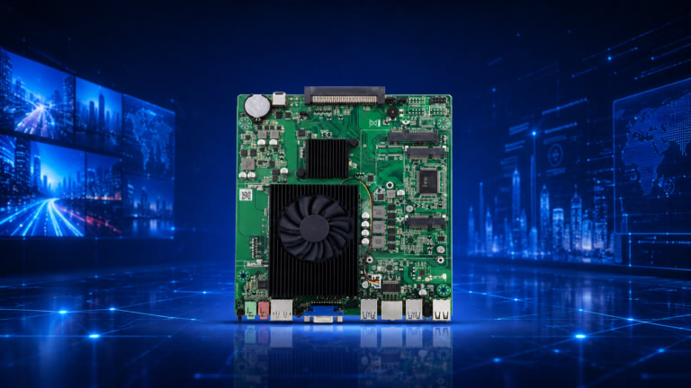 Industrial OPS motherboard for interactive displays and digital signage