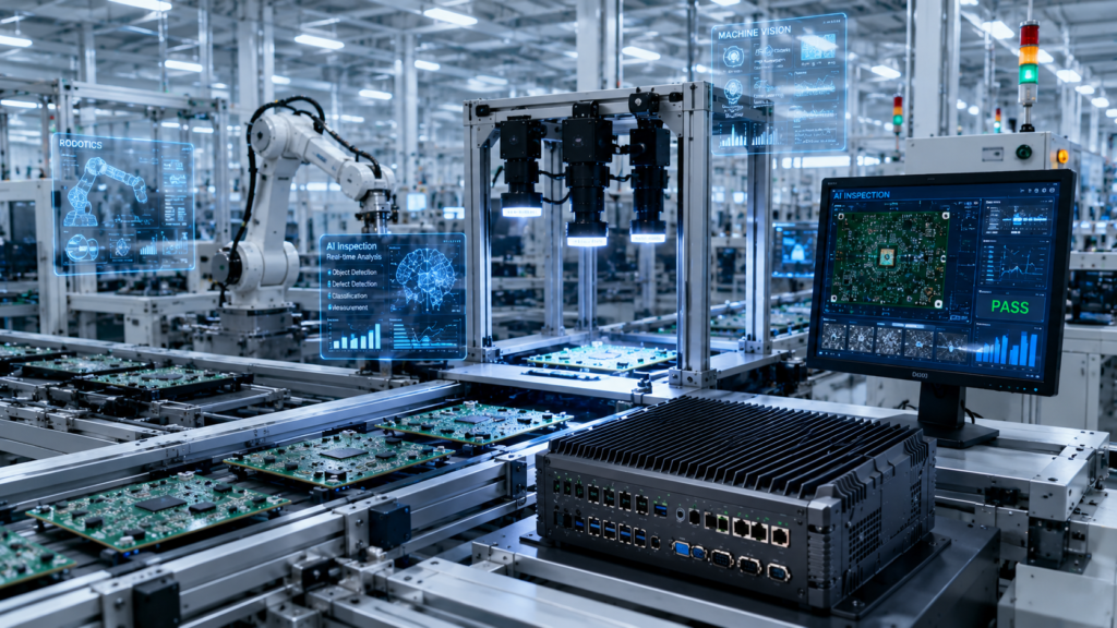 GPU Industrial Computer for AI Inference