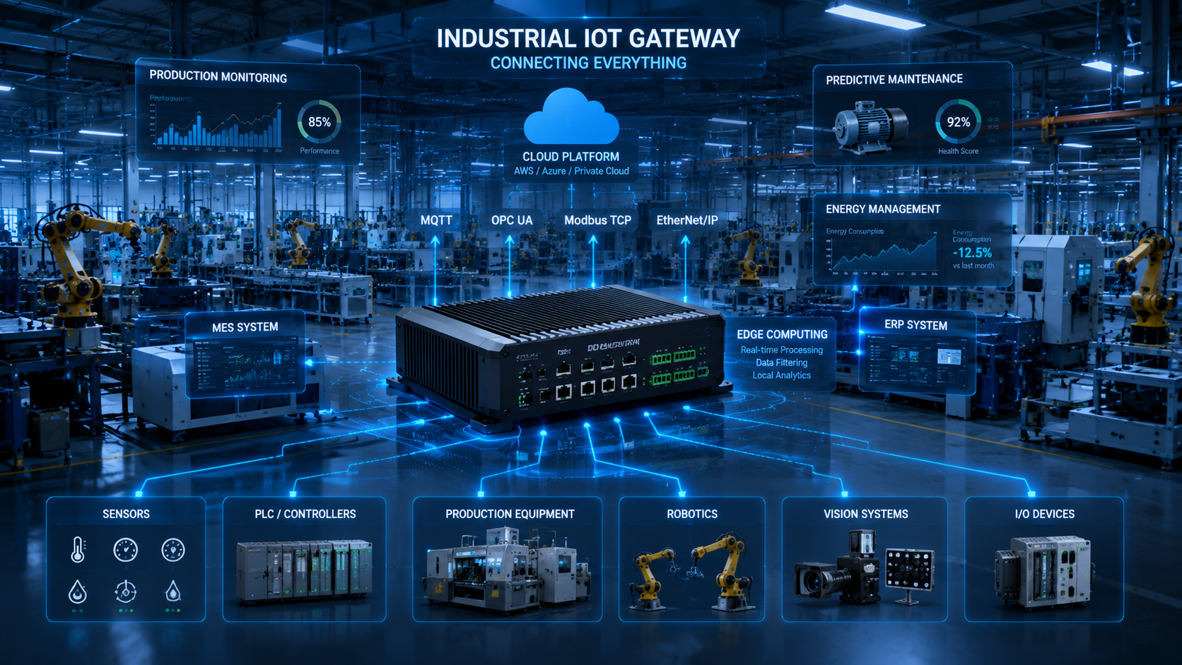 Industrial IoT Gateway for Smart Manufacturing and Edge Computing | CoreIPC