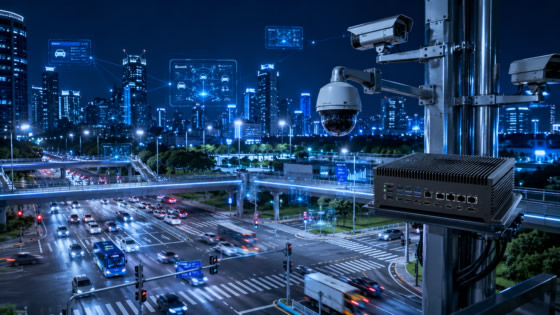 Intelligent transportation system with smart traffic management, connected infrastructure and industrial computing technology