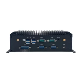 NANO300 fanless box PC with GPIO, wide voltage input, and 4 COM ports