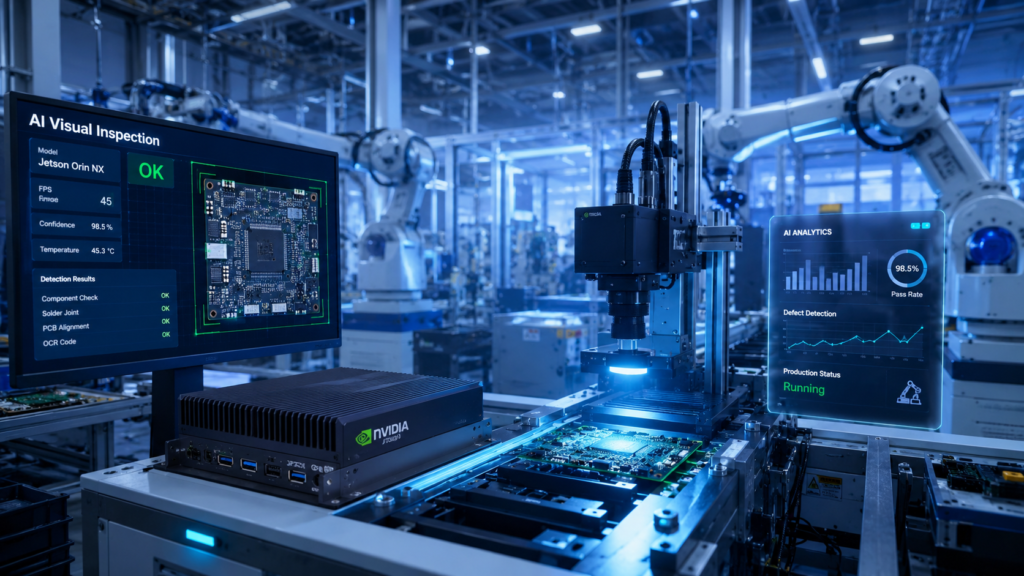 NVIDIA Jetson Edge AI Computer for Intelligent Industrial Applications