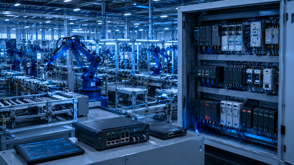 Fanless Industrial Computer for PLC Control Cabinets