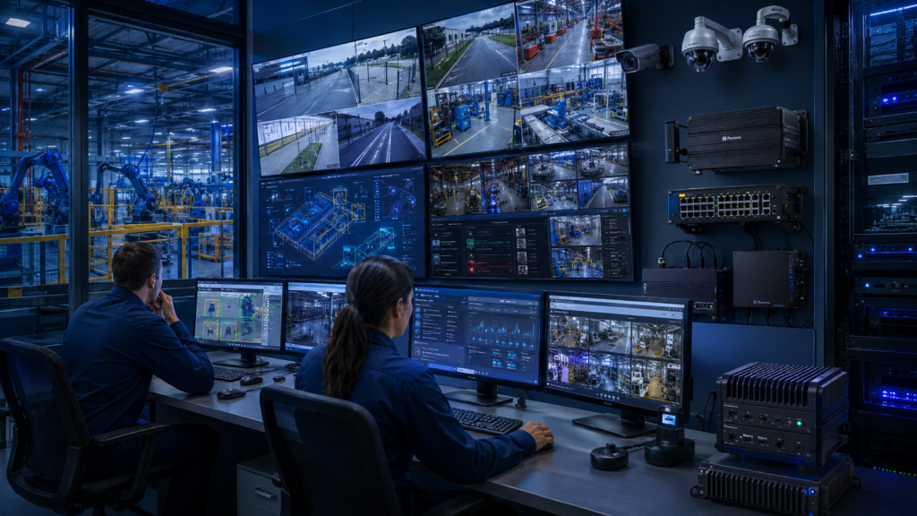Edge AI Computer for Surveillance: Edge AI Surveillance for Industrial Monitoring and Security