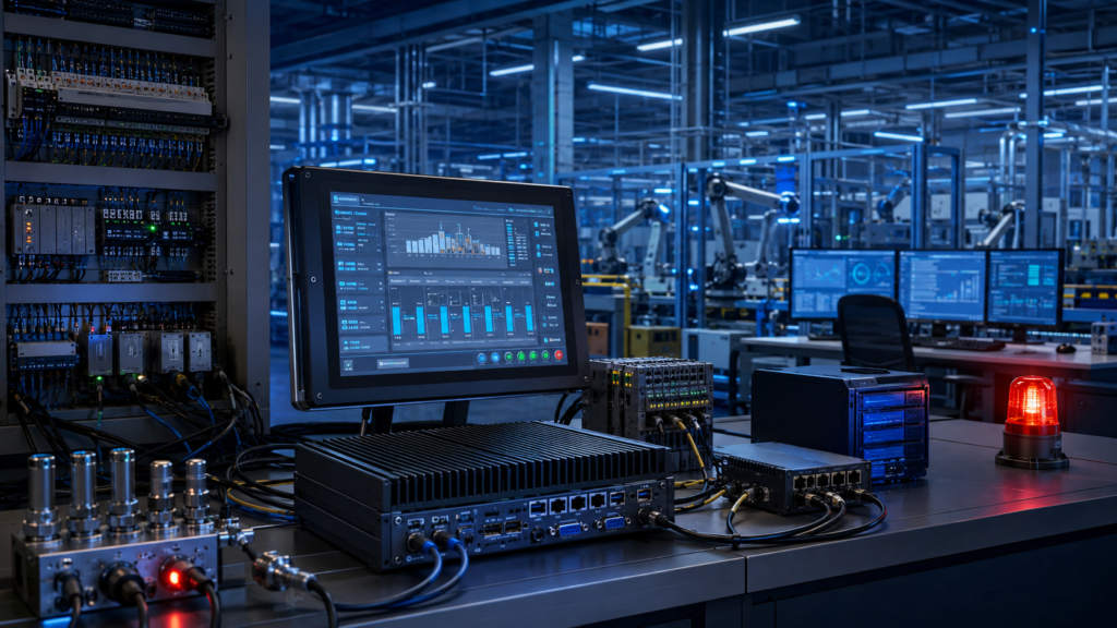 Fanless Industrial PC for HMI Applications: HMI Industrial PC for Operator Interfaces