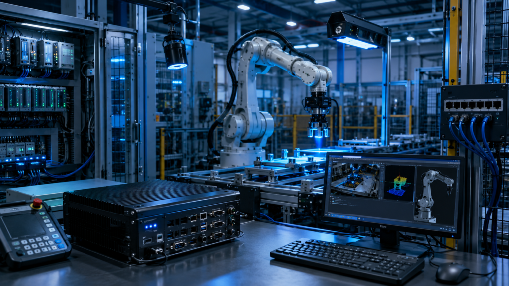 Robot Vision Edge AI Computer: Robot Vision Computer for Intelligent Automation