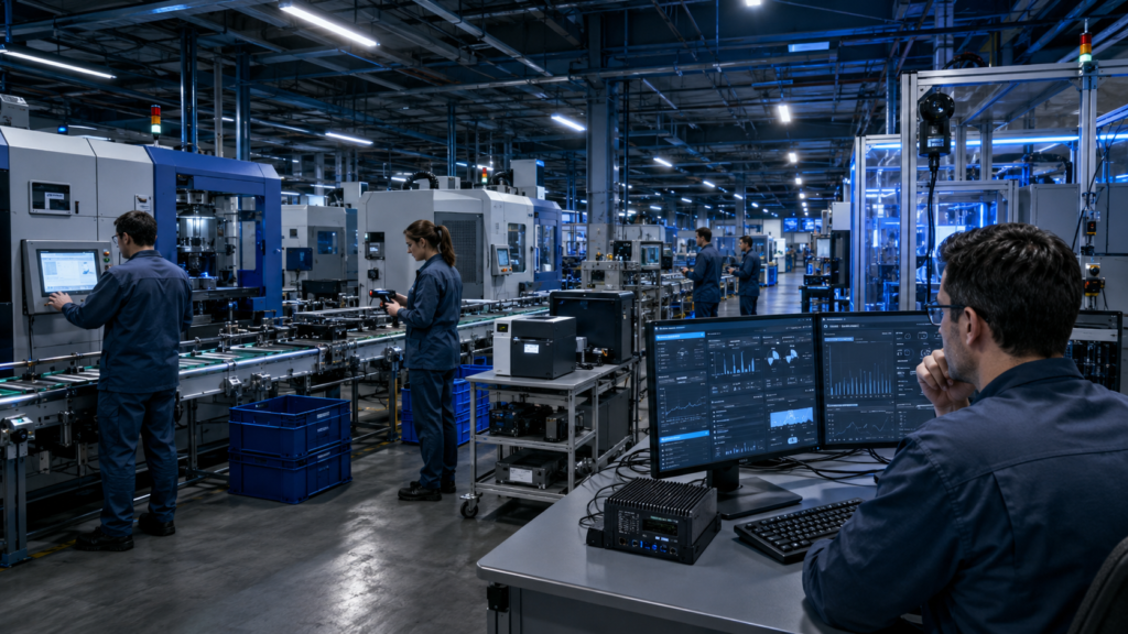 Shop Floor Management Computing Solution: Reliable Shop Floor Management Computer for Connected Production