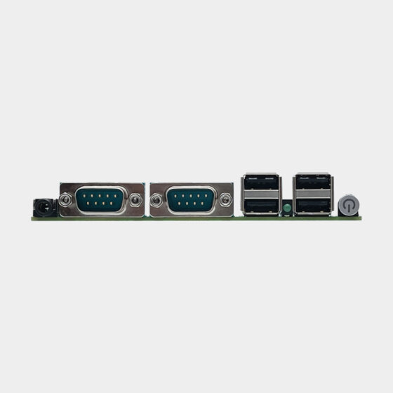 NUC19D Intel Bay Trail embedded board COM rear I/O view