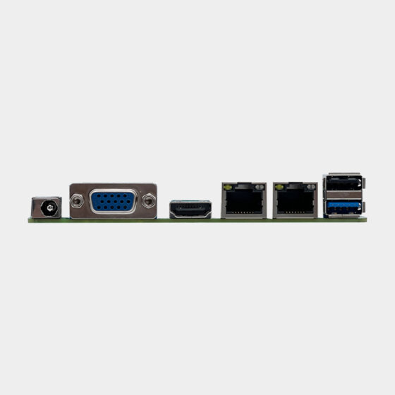 NUC19D Intel Bay Trail embedded board VGA rear I/O view
